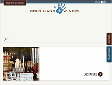 Tablet Screenshot of coldhandwinery.dk